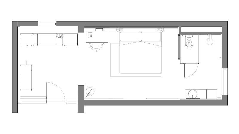 Отель Zagame'S House Мельбурн Экстерьер фото A plan of a typical studio apartment